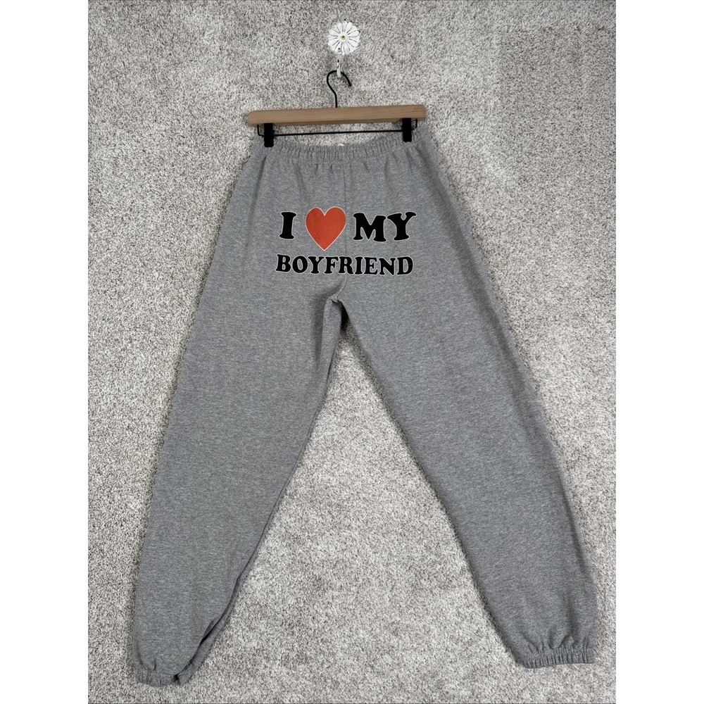 I Love My Boyfriend Sweatpants - Small